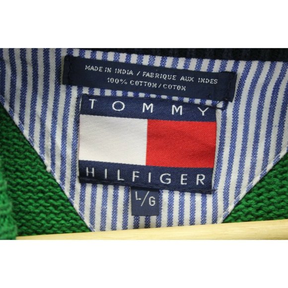VTG Tommy Hilfiger Color Block Sweater D509 - Picture 3 of 12